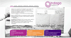 Desktop Screenshot of indaga.org